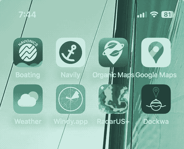 Sailing apps